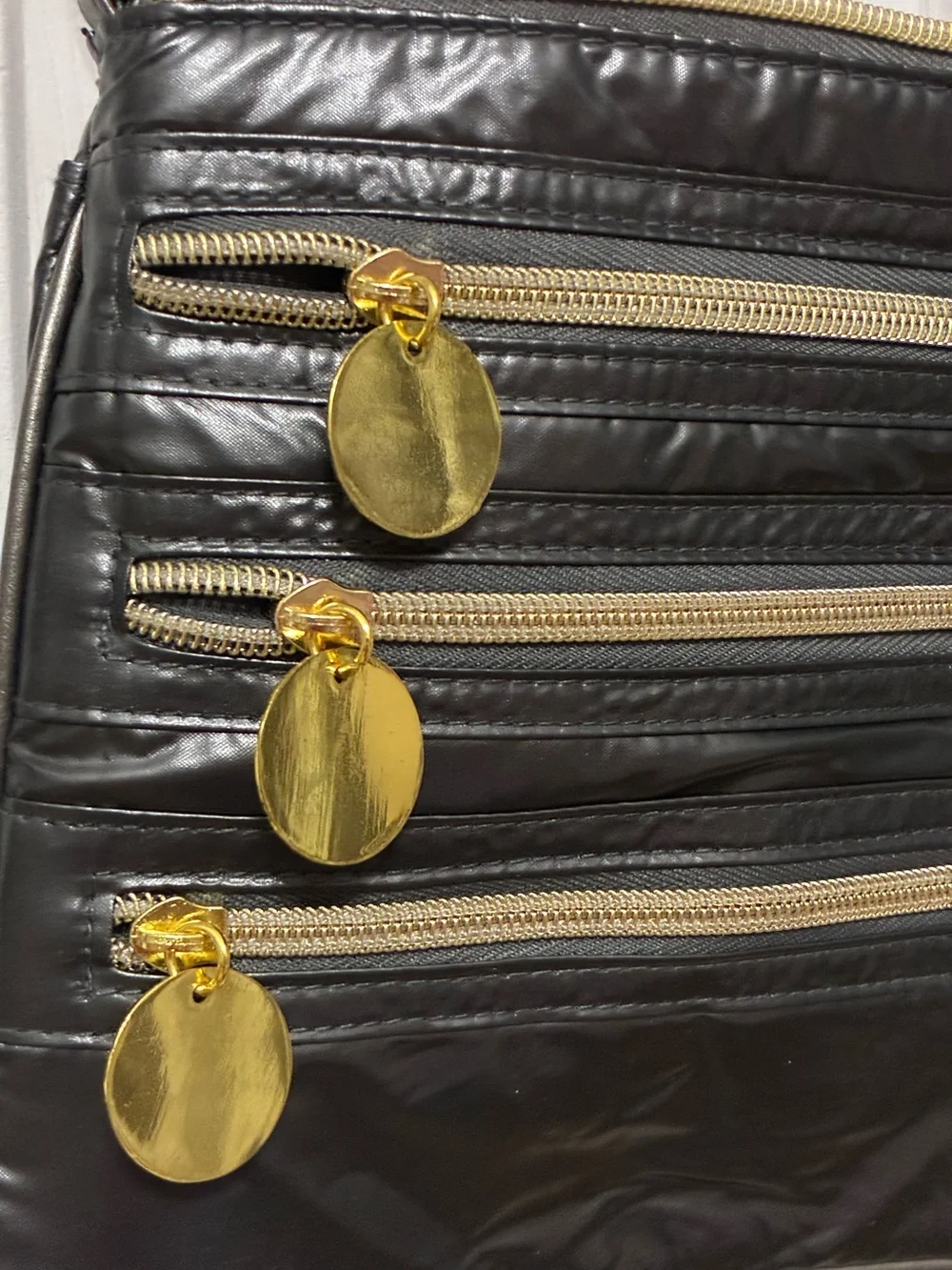 Pewter Crossbody purse